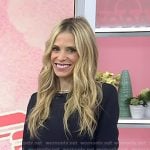 Dr. Marnie B. Nussbaum’s navy sheath dress on Today