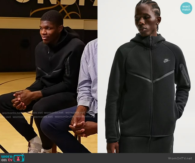 Nike Fleece Windrunner Full-Zip Jacket worn by Cedric Coward on Today