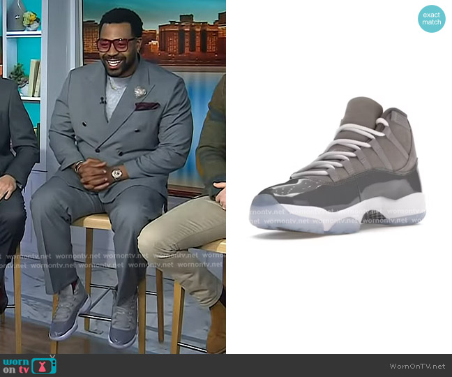 Nike Jordan 11 Retro in Cool Grey worn by LaRoyce Hawkins on Today