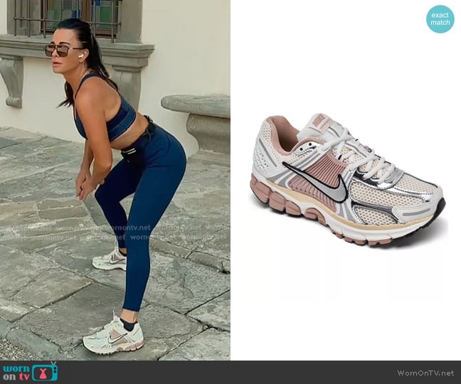 Nike Zoom Vomero 5 Casual Sneakers from Finish Line worn by Kyle Richards on The Real Housewives of Beverly Hills