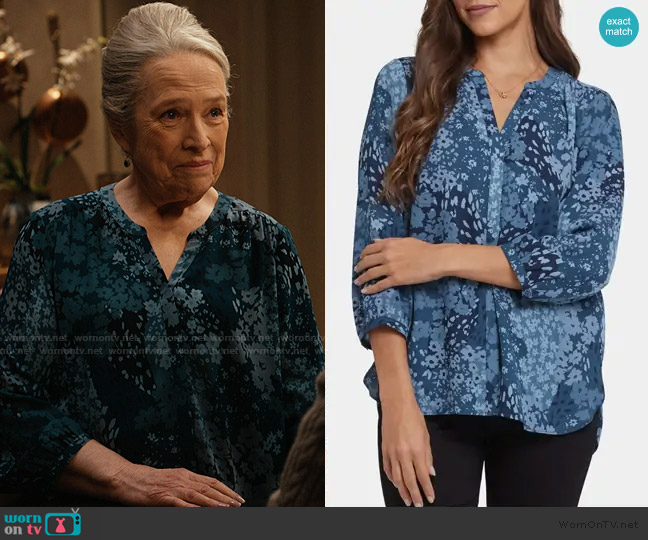 NYDJ Pintuck Top worn by Madeline Matlock (Kathy Bates) on Matlock