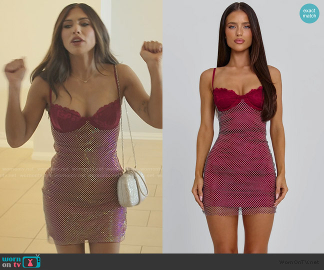 Outcast Bonjour Mini Dress worn by Jessi Ngatikaura on The Secret Lives of Mormon Wives