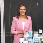 Mary’s pink blazer and wide-leg patns on Good Morning America