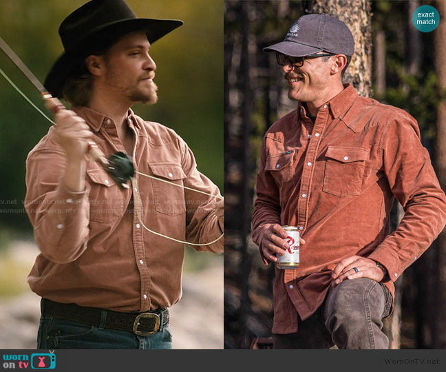 Poncho The Red Bud worn by Kayce Dutton (Luke Grimes) on Marshals