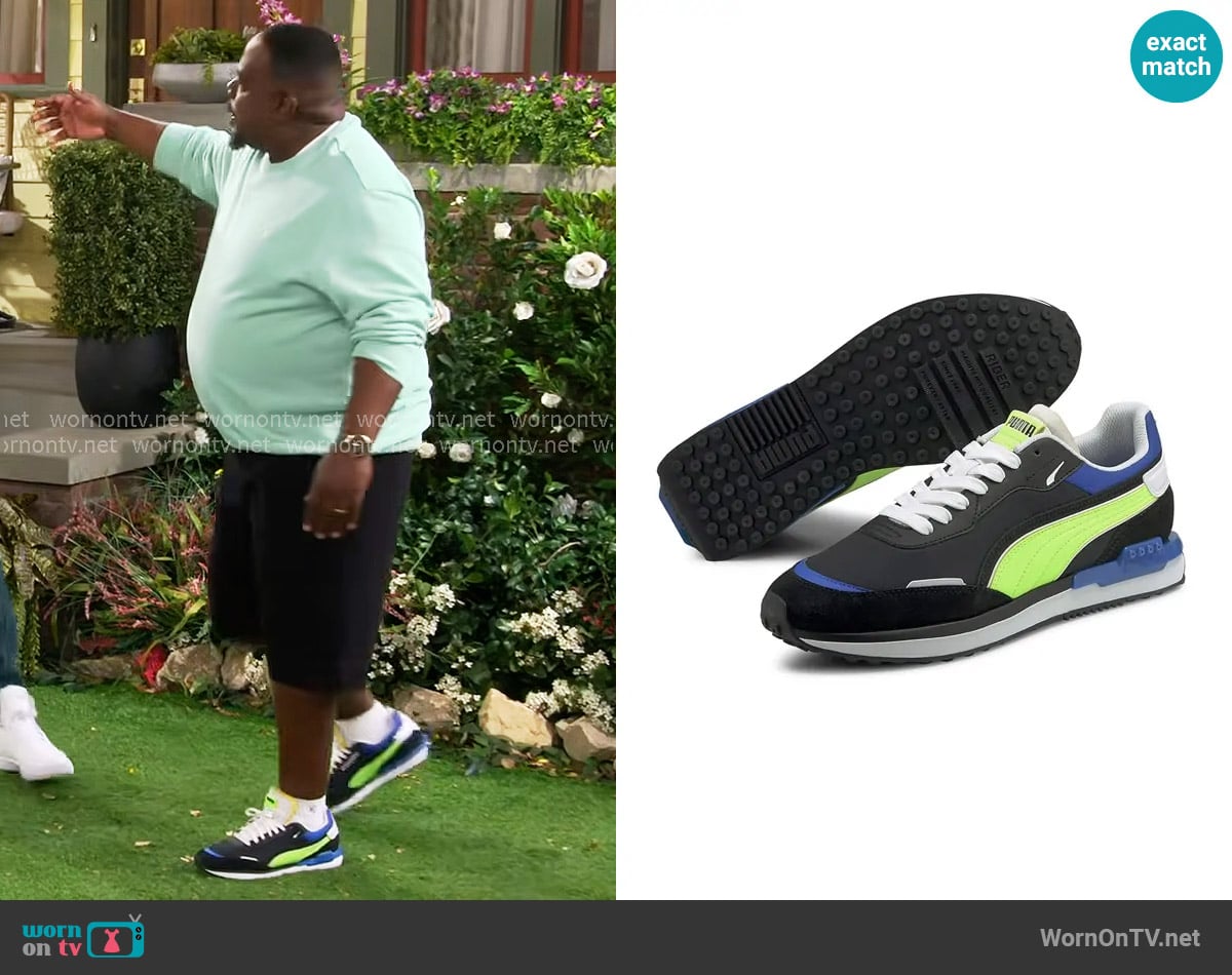 Puma City Rider Electric Sneaker worn by Calvin (Cedric The Entertainer) on The Neighborhood