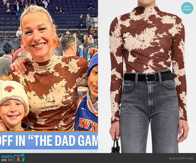 Rails Joelle Top in Cowgirl worn by Lindsay Czarniak on Today