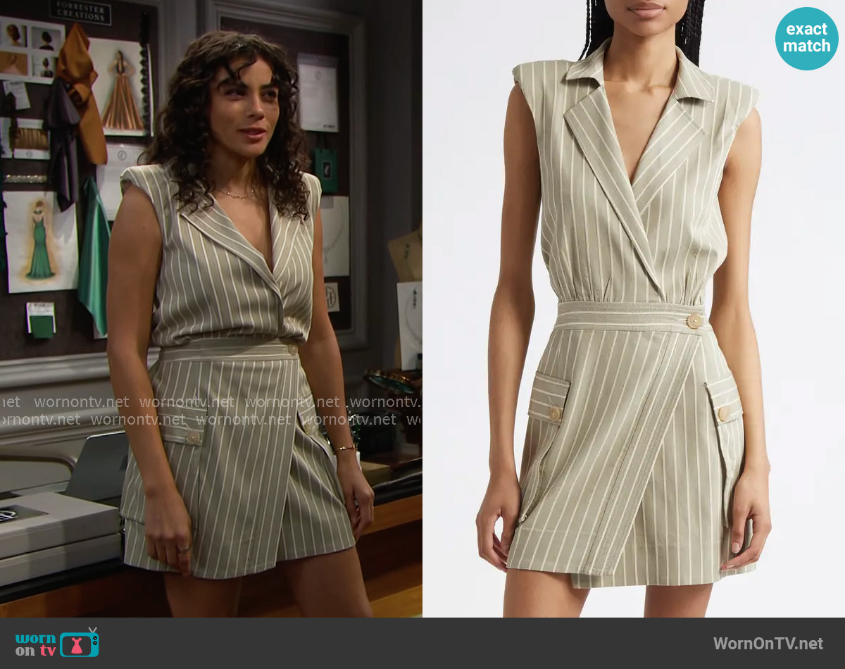 Ramy Brook Dianna Dress worn by Daphne Rose (Murielle Hilaire) on The Bold and the Beautiful