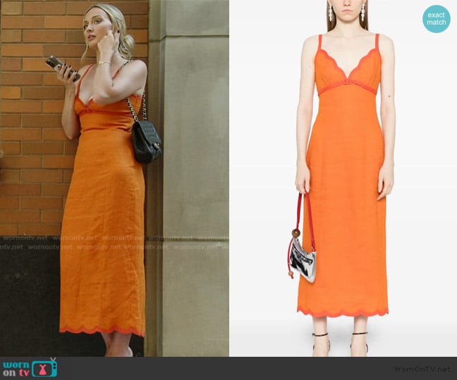 Reformation Sara Linen Dress worn by Bailey Taylor on Summer House