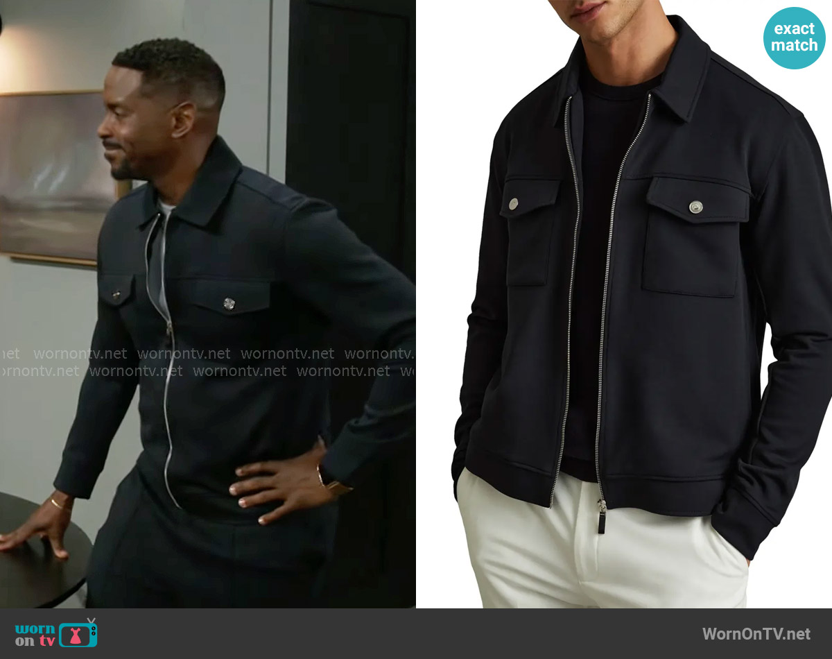 Reiss Medina Jacket worn by Ted Richardson (Keith D. Robinson) on Beyond the Gates