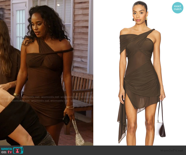 Ronny Kobo Izel Dress worn by Mia Calabrese on Summer House