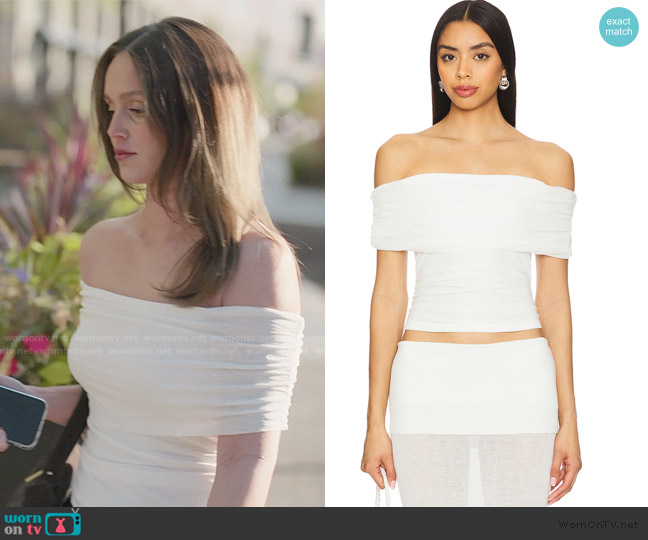 Runaway the Label Harlem Top worn by Mikayla Matthews on The Secret Lives of Mormon Wives