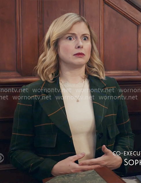 Sam’s green plaid jacket on Ghosts