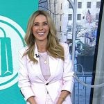 Sarah Eggenberger’s pink blazer and pant on Today