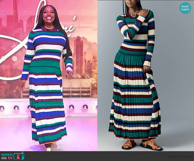 Simon Miller Sandrine Knit Dress worn by Sherri Shepherd on Sherri