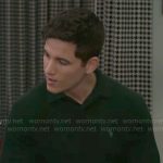 Smitty’s green polo sweater on Beyond the Gates