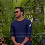 Luke Bryan’s floral swim shorts on American Idol
