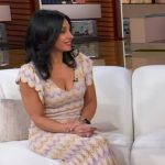 Dr Tara Narula’s crochet knit scalloped dress on Good Morning America