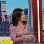 Dr. Tara Narula’s floral print wrap dress on Good Morning America