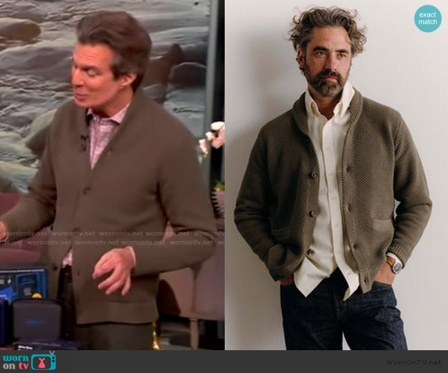 Taylor Stitch The Crawford Sweater worn by Adam Glassman on The View