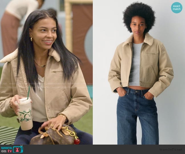 TNA Barkley Workwear Jacket worn by Layla Taylor on The Secret Lives of Mormon Wives