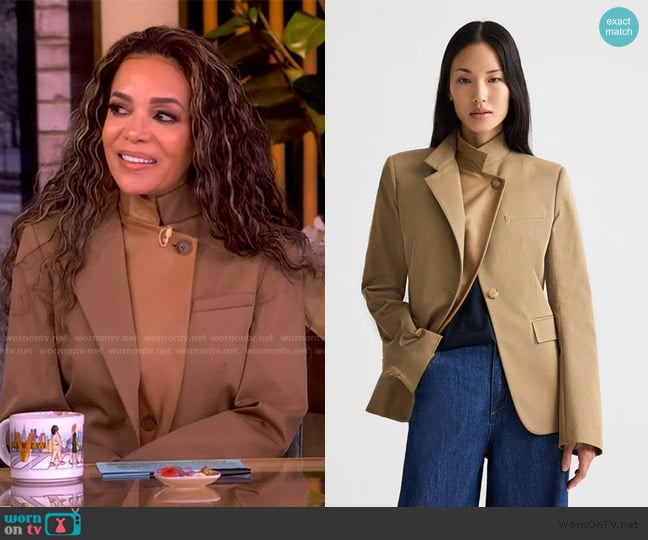 TWP The Double Take Blazer worn by Sunny Hostin on The View