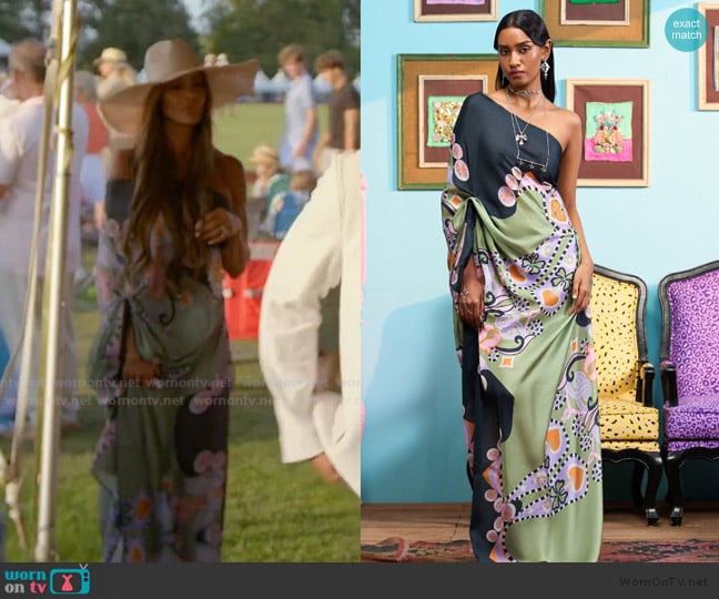 Aashni + Co Papa Don't Preach worn by Liz McGraw on The Real Housewives of Rhode Island