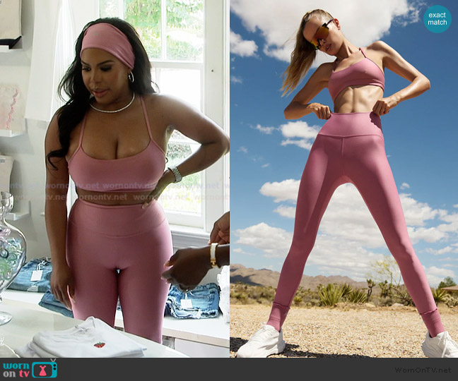 Alo Yoga Airlift Intrigue Bra worn by Kelli Ferrell on The Real Housewives of Atlanta