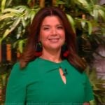 Ana’s green keyhole dress on The View