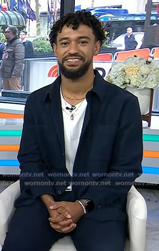 Anthony Norman’s navy jacket on Today
