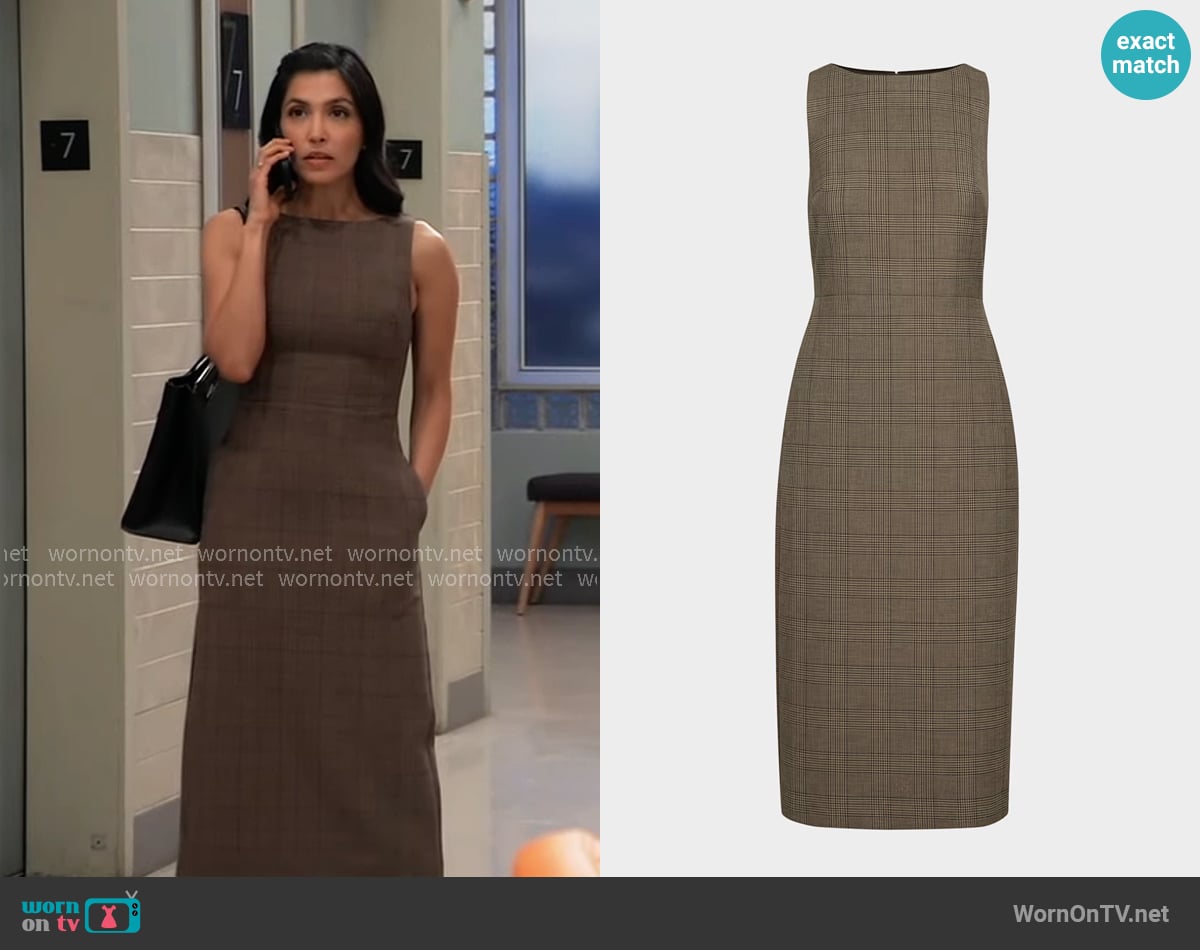 Babaton Bond Maxi Dress worn by Justine Turner (Nazneen Contractor) on General Hospital