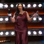 Ashley Graham’s burgundy ruched dress on The Kelly Clarkson Show