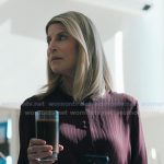 burgundy striped blouse on Marshals