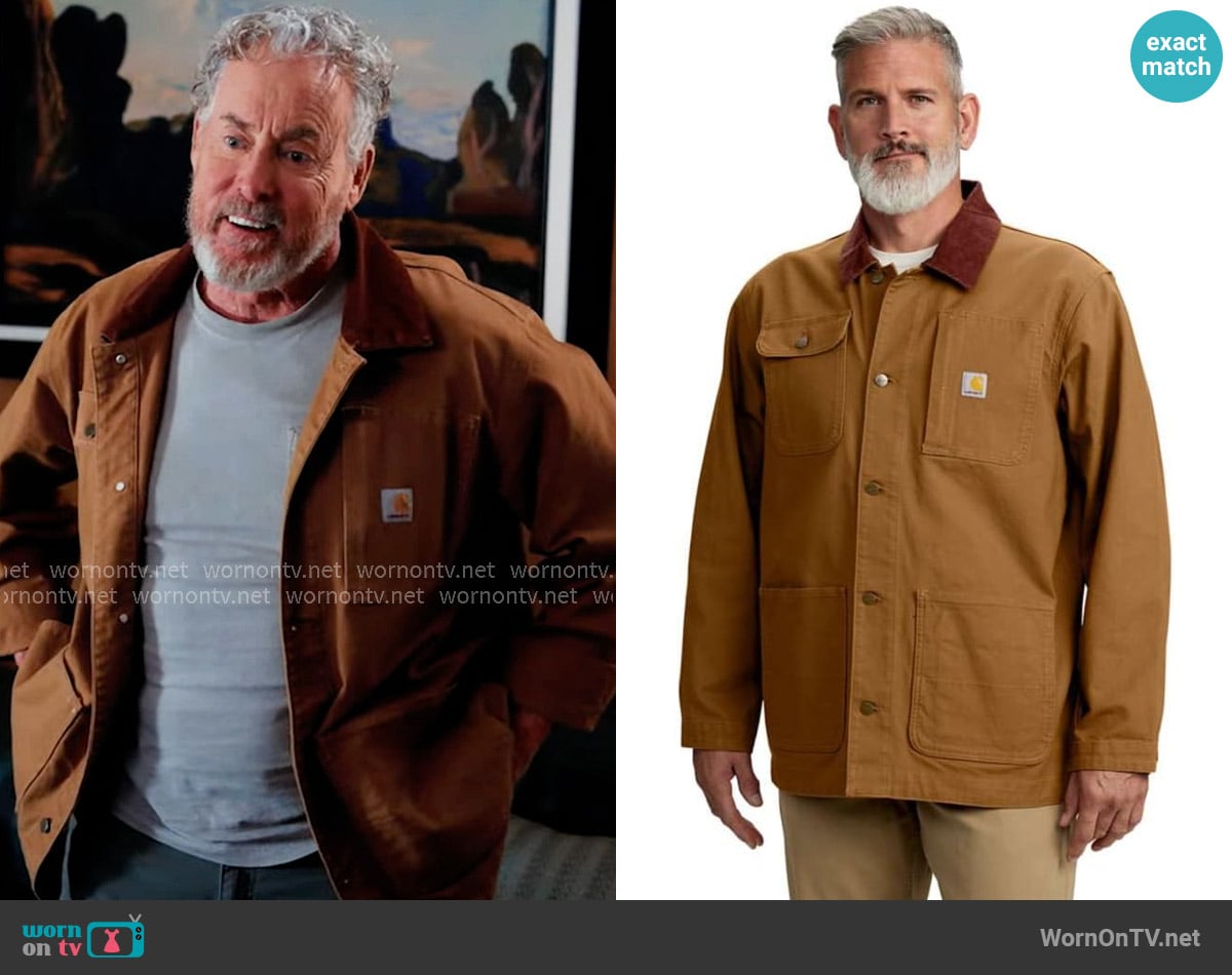 Carhartt Iconic C01 Rugged Flex® Duck Chore Coat worn by Perry Cox (John C. McGinley) on Scrubs