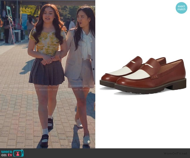 Cole Haan Gwendolyn Penny Loafers worn by Katherine Song-Covey (Anna Cathcart) on XO Kitty