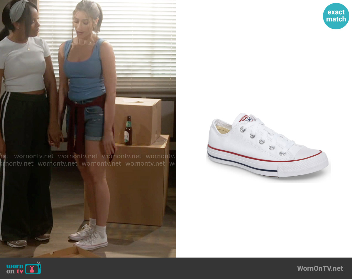 Converse Chuck Taylor® All Star® Low Top Sneaker worn by Ashley Morgan (Jen Jacob) on Beyond the Gates