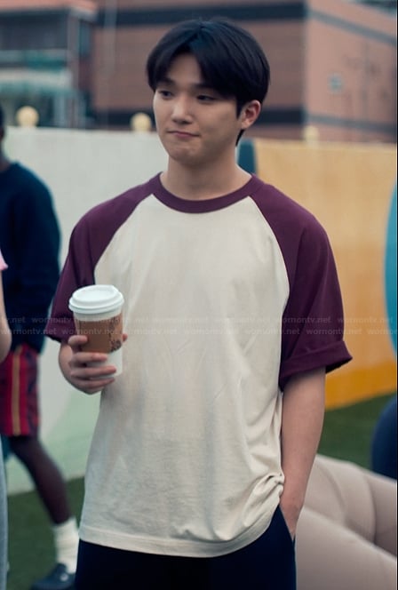 Dae’s ringer tee on XO Kitty