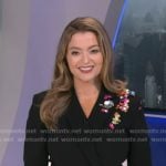 Dani’s black embellished blazer on Good Morning America