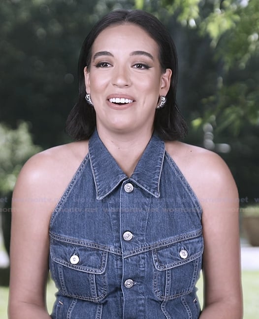 Danielle’s denim confessional top on Summer House