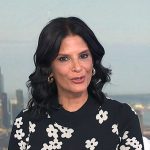 Darlene’s black floral knit dress on Today