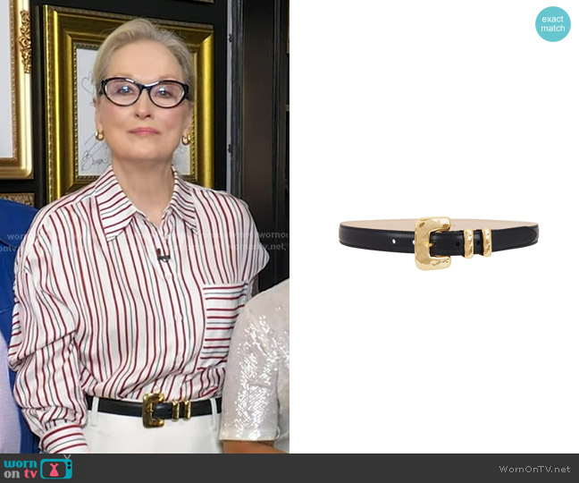 Dehanche Tetra Belt worn by Meryl Streep on Good Morning America