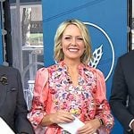 Dylan’s pink floral mini dress on Today