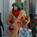 Elsbeth’s orange fur coat on Elsbeth