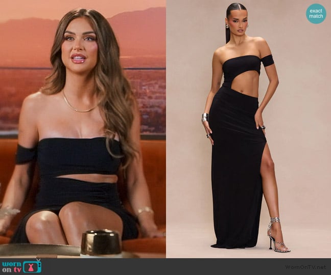 Fashion Nova Dasia Cut Out Maxi Dress worn by Lala Kent on The Valley