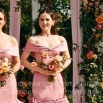 Lexi’s pink bridesmaid dress with bows on Euphoria