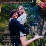 Cassie’s light blue wedding photo dress on Euphoria