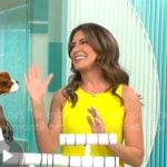 Adriane Kiss’ yellow dress on CBS Mornings