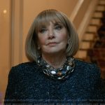 Izzy’s black tweed jacket on Elsbeth