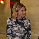 Jenna’s floral print mesh dress on Today