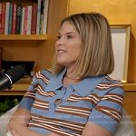 Jenna’s blue stripe polo on Today