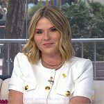 Jenna’s white short sleeve jacket on Today